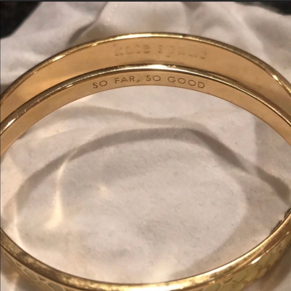 Solid yellow Kate Spade bangle (middle) - Picture 2 of 3